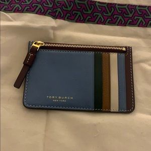 Tory Burch Zip Top Card Case